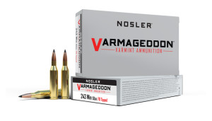 Nosler Varmageddon Ammunition - 243 Win 55g VG FBT (20ct) Nosler Varmageddon Ammunition - 243 Win 55g VG FBT (20ct)