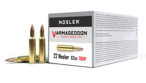 Nosler Varmageddon Ammunition - 22 Nosler 62g VG HPFB (50ct) **SPECIAL ORDER** Nosler Varmageddon Ammunition - 22 Nosler 62g VG HPFB (50ct) **SPECIAL ORDER**