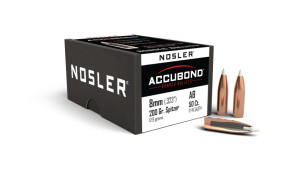 Nosler AccuBond Projectiles 8 mm (.323) 200gr 50 Nosler AccuBond Projectiles 8 mm (.323) 200gr 50