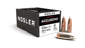 Nosler AccuBond Projectiles 9.3mm 250gr 50 Nosler AccuBond Projectiles 9.3mm 250gr 50