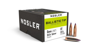 Nosler Ballistic Tip Hunting Projectiles 6mm .243 Cal (.243) 95gr 50 Nosler Ballistic Tip Hunting Projectiles 6mm .243 Cal (.243) 95gr 50