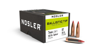 Nosler Ballistic Tip Hunting Projectiles 7 mm/.284 Cal (.284) 140gr 50 Nosler Ballistic Tip Hunting Projectiles 7 mm/.284 Cal (.284) 140gr 50