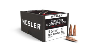 Nosler Custom Competition Projectiles .30 Cal/7.62mm (.308) 155gr HPBT 100 Nosler Custom Competition Projectiles .30 Cal/7.62mm (.308) 155gr HPBT 100