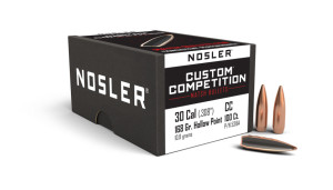 Nosler Custom Competition Projectiles .30 Cal/7.62mm (.308) 168gr HPBT 100 Nosler Custom Competition Projectiles .30 Cal/7.62mm (.308) 168gr HPBT 100