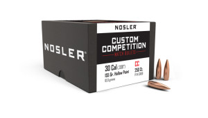 Nosler Custom Competition Projectiles .30 Cal/7.62mm (.308) 155gr HPBT 250 Nosler Custom Competition Projectiles .30 Cal/7.62mm (.308) 155gr HPBT 250
