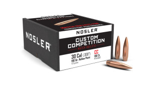 Nosler Custom Competition Projectiles .30 Cal/7.62mm (.308) 190gr HPBT 100 Nosler Custom Competition Projectiles .30 Cal/7.62mm (.308) 190gr HPBT 100