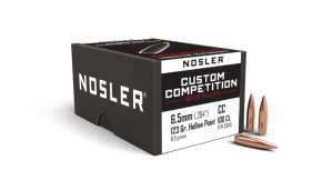 Nosler Custom Competition Projectiles 6.5 mm/.264 Cal (.264) 123gr HPBT 100 Nosler Custom Competition Projectiles 6.5 mm/.264 Cal (.264) 123gr HPBT 100