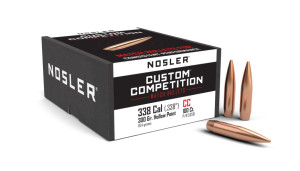 Nosler Custom Competition Projectiles .338 Cal (.338) 300gr HPBT 100 Nosler Custom Competition Projectiles .338 Cal (.338) 300gr HPBT 100