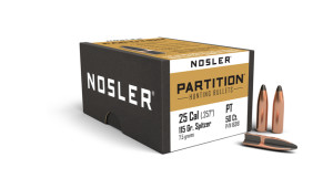 Nosler Partition Projectiles .25 Cal (.257) 115gr 50 Nosler Partition Projectiles .25 Cal (.257) 115gr 50