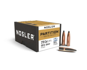 Nosler Partition Projectiles .270 Cal (.277) 150gr 50 Nosler Partition Projectiles .270 Cal (.277) 150gr 50