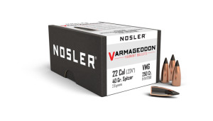 Nosler Varmageddon Projectiles .22 Cal (.224) 40gr FB Tipped 250 Nosler Varmageddon Projectiles .22 Cal (.224) 40gr FB Tipped 250