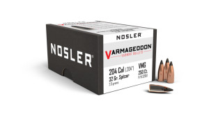 Nosler Varmageddon Projectiles .20 Cal (.204) 32gr FB Tipped 250 Nosler Varmageddon Projectiles .20 Cal (.204) 32gr FB Tipped 250