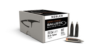 Nosler Ballistic Silvertip Projectiles .25 Cal (.257) 115gr 50 Nosler Ballistic Silvertip Projectiles .25 Cal (.257) 115gr 50