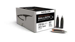 Nosler Ballistic Silvertip Projectiles .270 Cal (.277) 130gr 50 Nosler Ballistic Silvertip Projectiles .270 Cal (.277) 130gr 50