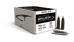 Nosler Ballistic Silvertip Projectiles 7 mm/.284 Cal (.284) 140gr 50 Nosler Ballistic Silvertip Projectiles 7 mm/.284 Cal (.284) 140gr 50