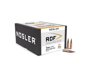 Nosler RDF Projectiles 7 mm/.284 Cal (.284) 185gr HPBT 500 Nosler RDF Projectiles 7 mm/.284 Cal (.284) 185gr HPBT 500