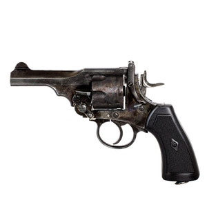 Webley MkVI .455 Service Revolver Battlefield Finish 4" .177 Webley MkVI .455 Service Revolver Battlefield Finish 4" .177