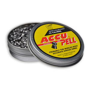 Webley AccuPell Pellets Tin 500 .22 Webley AccuPell Pellets Tin 500 .22