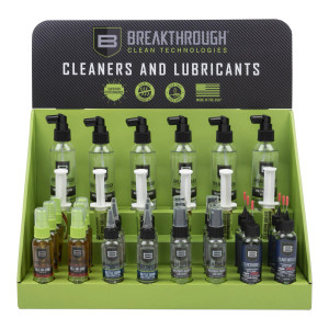 Breakthrough BCT Counter Display Includes 6 EA Solvents/ Oils/ Grease