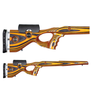 GRS Rifle Thumbhole Laminate Stock to Suit Howa 1500 SA - Orange & Black