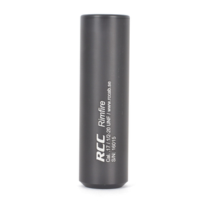 RCC Rimfire PRO, compact, performance, front mounted - Diameter 29mm - Length 100mm - Weight 80g 0.17 Cal 1/2-28 UNF