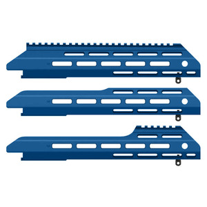MDT ESS Chassis System - Fore-Ends - ESS Fore-end Partial Rail-15in - Cerakote Sky Blue