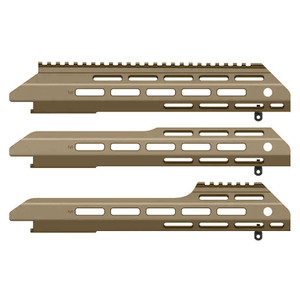 MDT ESS Chassis System - Fore-Ends - ESS Fore-end Partial Rail-15in - Cerakote FDE
