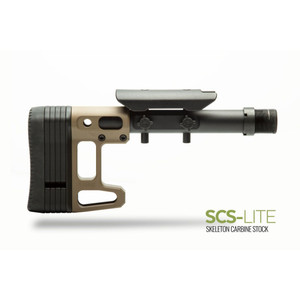 MDT Buttstocks  - MDT Skeleton Carbine Stock - Adjustable  - Cerakote FDE