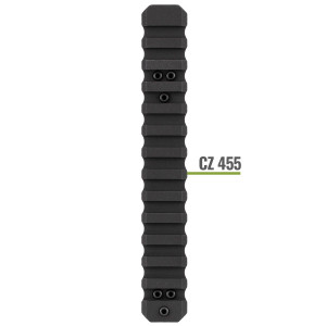 MDT Base 20 MOA - CZ 455 - Picatinny Scope Base - Black