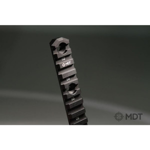 MDT Rail  - 7.9" M-LOK Picatinny Rail with Flush Cup Sling Mounts - Black