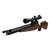 Webley Raider 12 PCP Air Rifle, Ambi-Dextrous Wooden Stock 11.5 ft /lbs .177