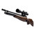 Webley Raider 12 PCP Air Rifle, Ambi-Dextrous Wooden Stock 11.5 ft /lbs .22