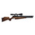 Webley Raider 12 PCP Powered 12 Shot Air Rifle .22. Fitted with Quantum Silencer  - Ambidextrous Wooden Stock