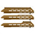 MDT ESS Chassis System - Fore-Ends - ESS Fore-end Partial Rail-15in - Cerakote Burnt Bronze