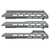 MDT ESS Chassis System - Fore-Ends - ESS Fore-end Partial Rail-15in - Cerakote Tactical Grey