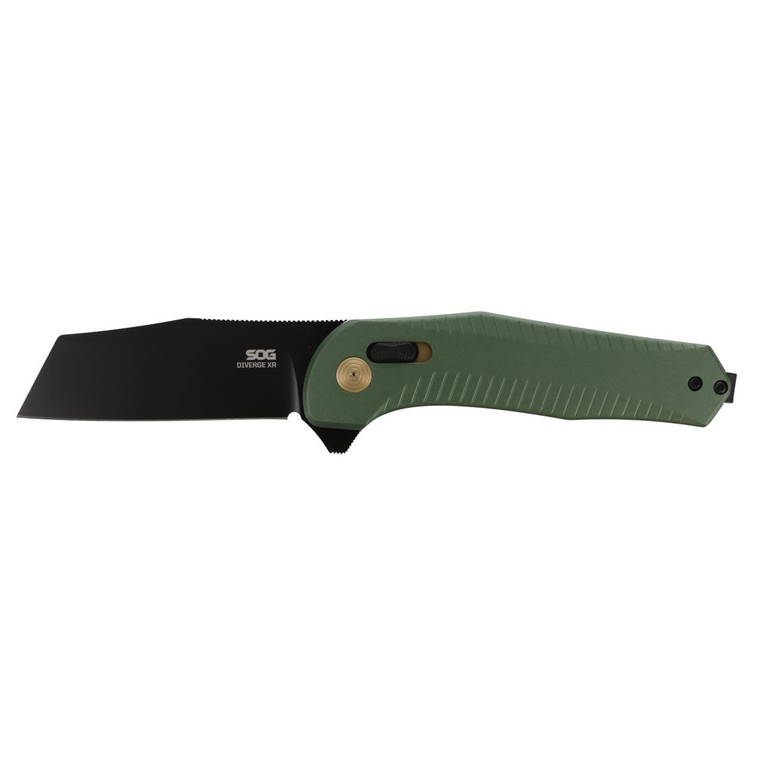 SOG Diverge XR Sheepsfoot - Forest Green + Black