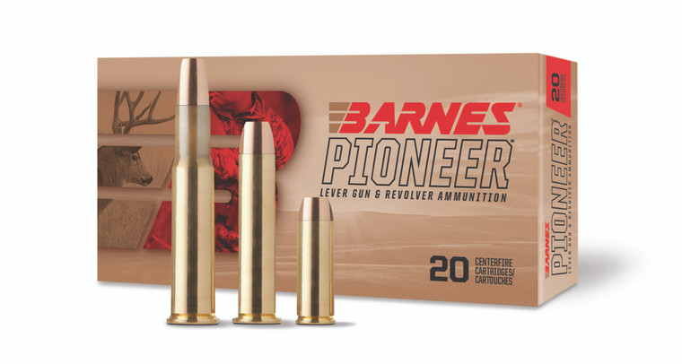 Barnes Bullets Ammunition - Barnes Bullets Pioneer - Lever Gun and Revolver Ammunition, 30-30 Win 150gr TSX FN (20box/200outer) (32137)