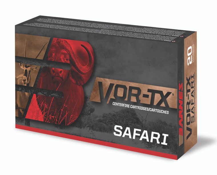 Barnes Bullets Ammunition - VOR-TX Safari Centerfire Rifle Cartridge, 458 Win Mag 450gr TSX FB (20box/200outer) (22022)
