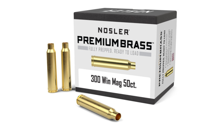 Nosler Custom Brass .300 Winchester Magnum 50