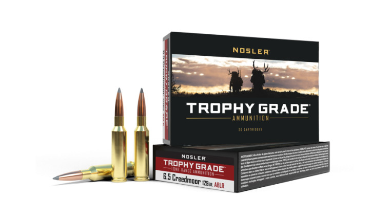Nosler Trophy Grade Ammunition - 6.5 Creedmoor 129g ABLR SP (20ct)