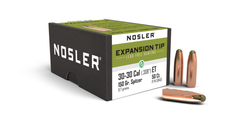 Nosler E-Tip Projectiles .30 Cal (.30-30) 150gr 50