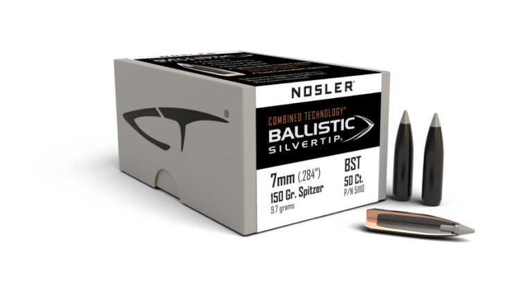 Nosler Ballistic Silvertip Projectiles 7 mm/.284 Cal (.284) 150gr 50