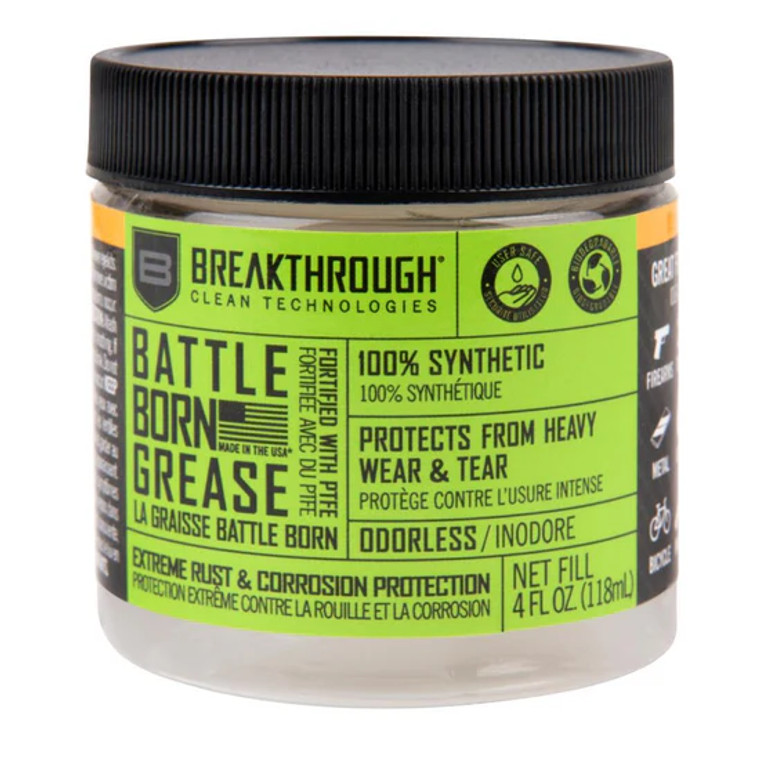 Breakthrough Battle Born Grease with PTFE - 4oz Jar