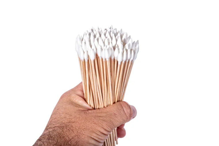 Breakthrough Cotton Swabs - 6" length (200 Pack)