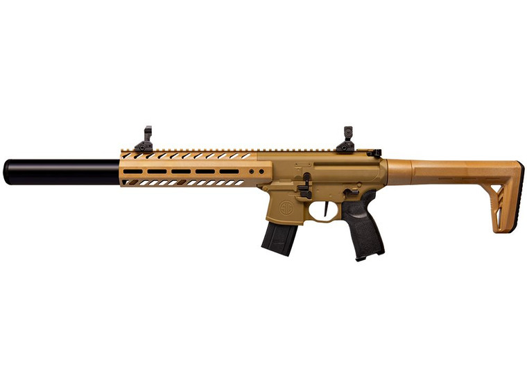 Sig Air MPX Air, Gen 2,.177 Cal, 90gr CO2, 30 RD, M-LOK, BLK (AIR-MPX-177-G2-FDE)