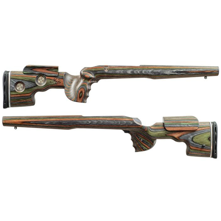 GRS Adjustable Stock, Sporter to suit Howa 1500 Right Hand Long Action - Green Mountain Camo