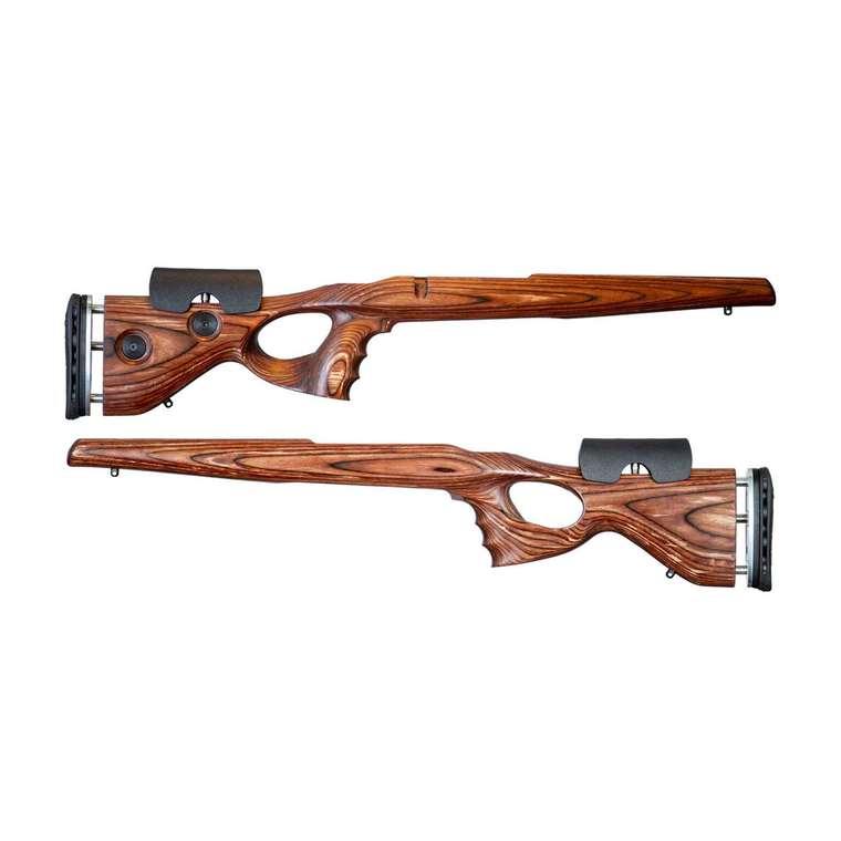 GRS Rifle Thumbhole Laminate Stock to Suit Mauser M25 - Brown