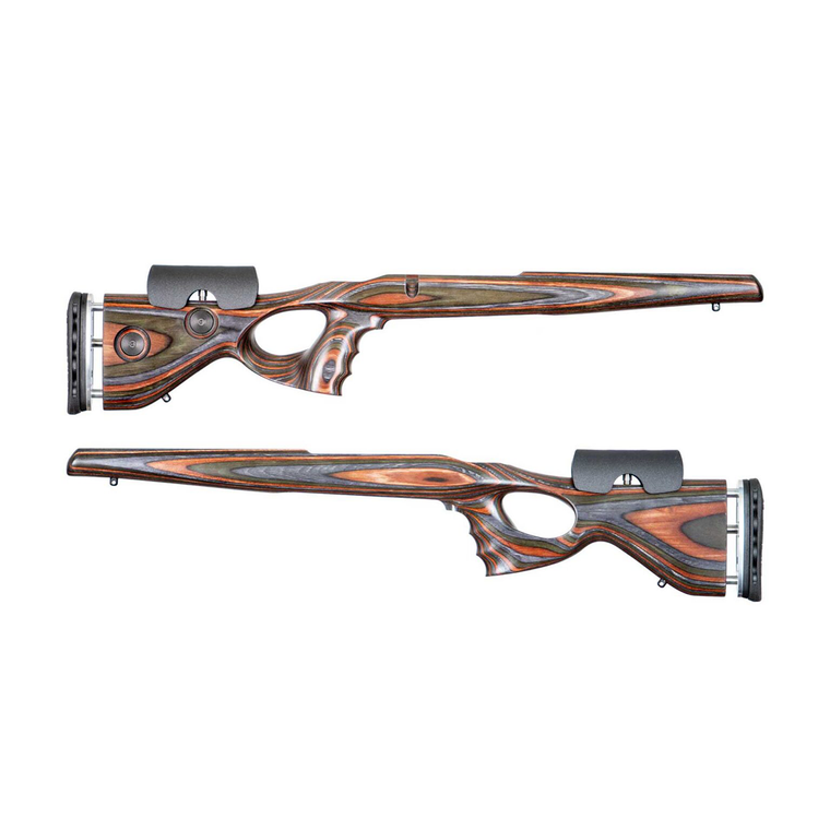 GRS Rifle Thumbhole Laminate Stock to Suit Mauser M25 - Green Mountain Camo