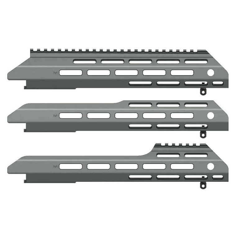 MDT ESS Chassis System - Fore-Ends - ESS Fore-end Partial Rail-18in - Cerakote Tactical Grey