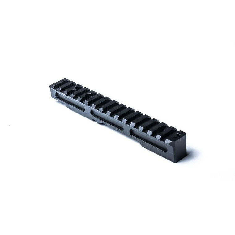 MDT ESS Chassis System - Tall Scope Base Rail - Tikka T3 / T3x SA + LA - Cerakote Black